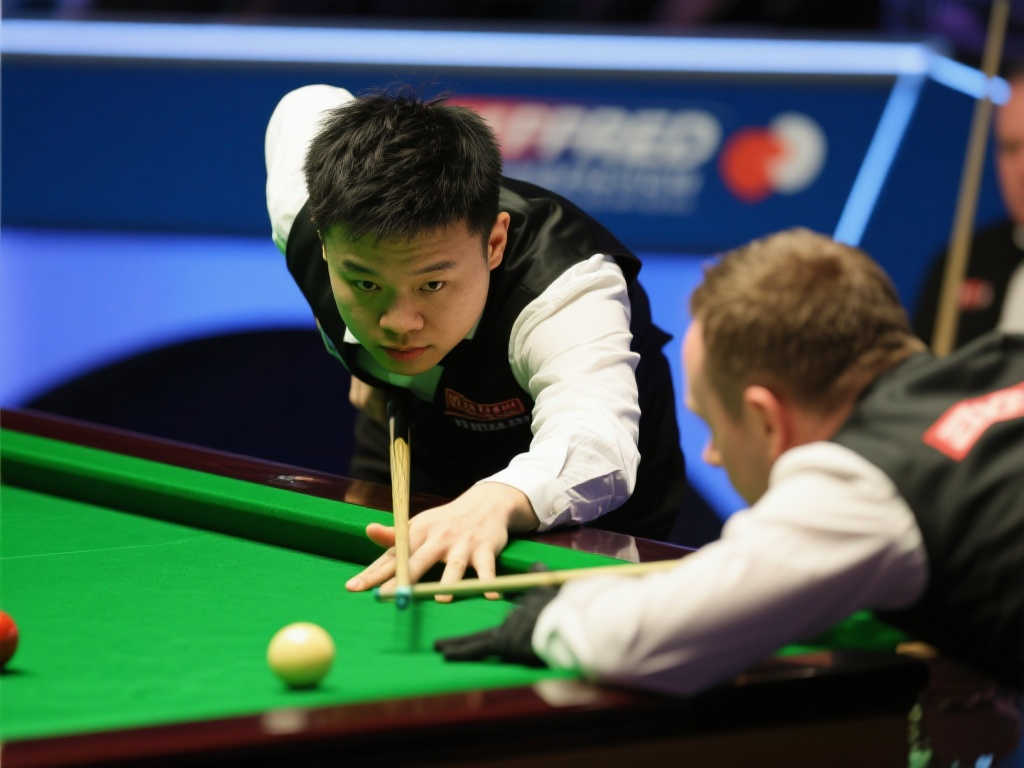 斯诺克世锦赛1/4决赛:赵心童首阶段强势领先韦克林6-2 斯诺克世锦赛1/4决赛:赵心童首阶段强势领先韦克林6-2